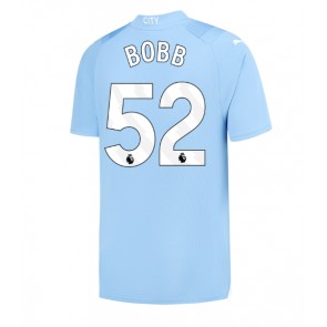 Manchester City Oscar Bobb #52 Domaci Dres 2023-24 Kratak Rukavima